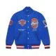 OVO NY Knicks Blue Wool Varsity Jacket