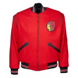  Varsity 1950 Indianapolis Indians Red Wool Jacket 