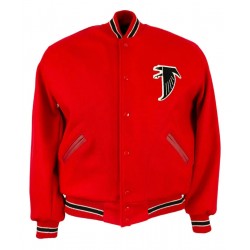  Varsity 1967 Atlanta Falcons Red Jacket