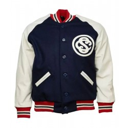 1927 NY Cuban Varsity Blue White Jacket