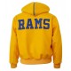 1950 Los Angeles Rams Yellow Wool Hooded Jacket