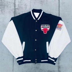 1990’s Chicago Bulls Wool & Leather Varsity Jacket