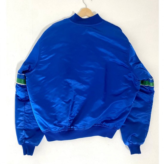 1990’s Seattle Seahawks Royal Satin Jacket 1990’s Seattle Seahawks Royal Satin Jacket
