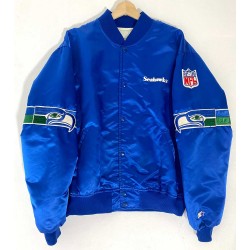 1990’s Seattle Seahawks Royal Satin Jacket