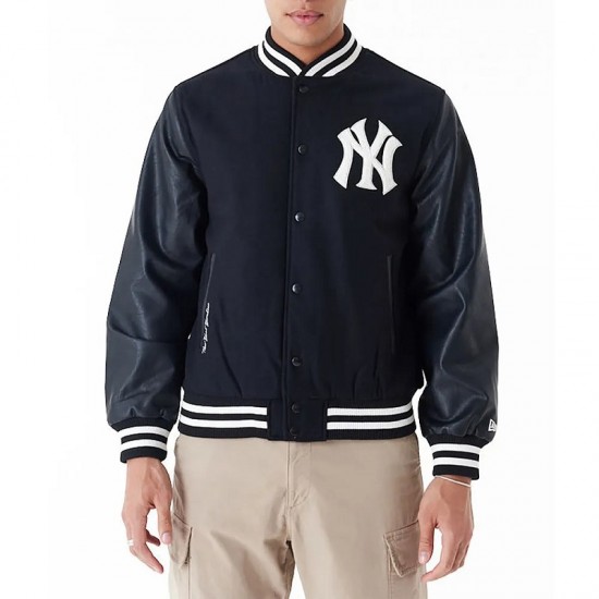 2009 NY Yankees World Series Black Varsity Jacket