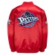 20th Anniversary Detroit Pistons Red Jacket 20th Anniversary Detroit Pistons Red Jacket