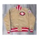 49ers ChalkLine Team NFL Gold Satin Jacket Reference: