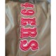 49ers ChalkLine Team NFL Gold Satin Jacket Reference: