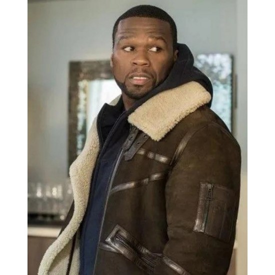 50 Cent Aviator Shearling Jacket 50 Cent Aviator Shearling Jacket