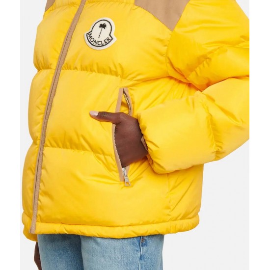 8 Moncler Palm Angels Kelsey Down yellow Jacket