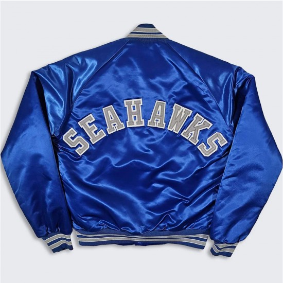 80’s Seattle Seahawks Blue Bomber Jacket 80’s Seattle Seahawks Blue Bomber Jacket