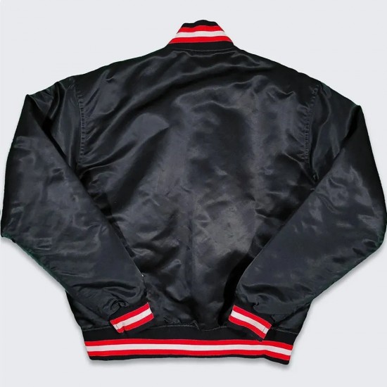 80’s Chicago Bulls Black Bomber Jacket 80’s Chicago Bulls Black Bomber Jacket