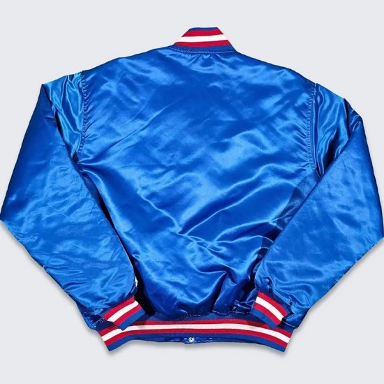 80’s Depaul Blue Demons Bomber Jacket 80’s Depaul Blue Demons Bomber Jacket