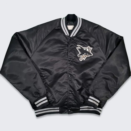 90’s San Jose Sharks Black Jacket 90’s San Jose Sharks Black Jacket