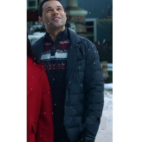 A Christmas Dance Reunion Corbin Bleu Black Puffer Jacket A Christmas Dance Reunion Corbin Bleu Black Puffer Jacket