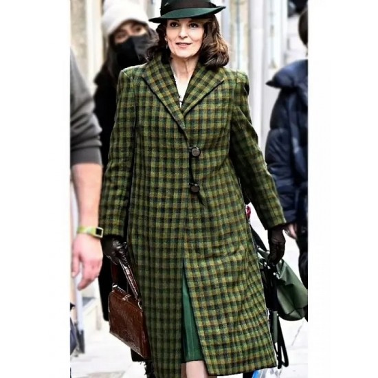 A Haunting in Venice Tina Fey Wool Coat