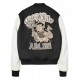 Off White AC Milan Varsity Bomber Off White Jacket Off White AC Milan Varsity Bomber Off White Jacket