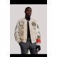 Off White AC Milan Varsity Bomber Off White Jacket Off White AC Milan Varsity Bomber Off White Jacket