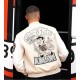 Off White AC Milan Varsity Bomber Off White Jacket Off White AC Milan Varsity Bomber Off White Jacket
