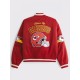 Abercrombie Chiefs Red Varsity Bomber Jacket