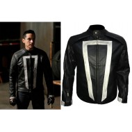 Agents of Shield Black Leather Jacket