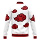 Akatsuki White Pattern Naruto Varsity Jacket