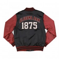 Alabama A&M Black and Maroon Baseball Jacket