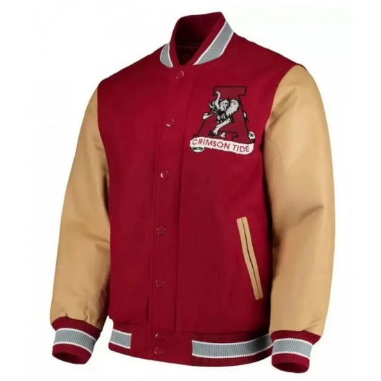 Alabama Crimson Tide Red Varsity Jacket Alabama Crimson Tide Red Varsity Jacket