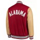 Alabama Crimson Tide Red Varsity Jacket Alabama Crimson Tide Red Varsity Jacket