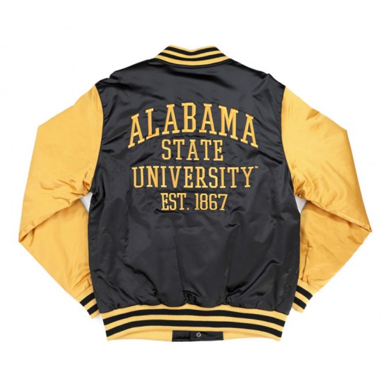 Alabama State Hornets Black and Gold Jacket Alabama State Hornets Black and Gold Jacket