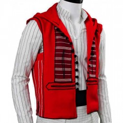 Aladdin Mena Massoud Red Hood Vest