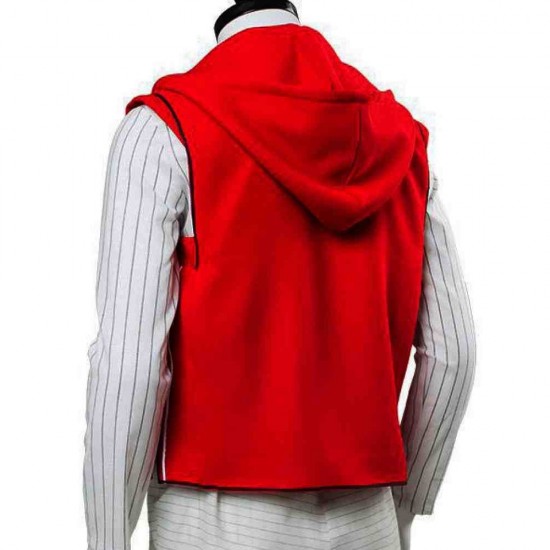Aladdin Mena Massoud Red Hooded Aladdin Vest Cosplay Costume