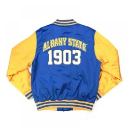 Albany State Royal and Gold Baseball Jacket 