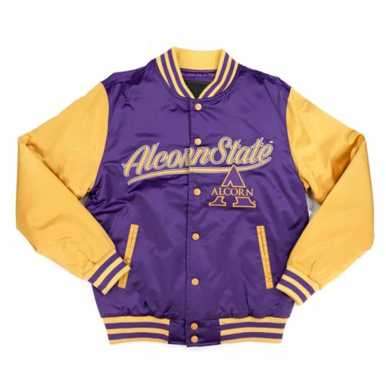 Alcorn State Braves Purple & Gold Jacket