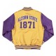 Alcorn State Gold and Purple Baseball Jacket