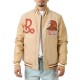 All American Dream Team Superstar Beige Varsity Jacket All American Dream Team Superstar Beige Varsity Jacket