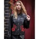 Anya Taylor-Joy Photoshoot The Laterals Black Leather Jacket