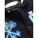 Appliqued Wool Blend Felt and Leather Varsity Bomber Jacket Appliqued Wool Blend Felt and Leather Varsity Bomber Jacket