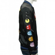 Arcade Game Pacman Satin Jacket Japan Pacman Jacket