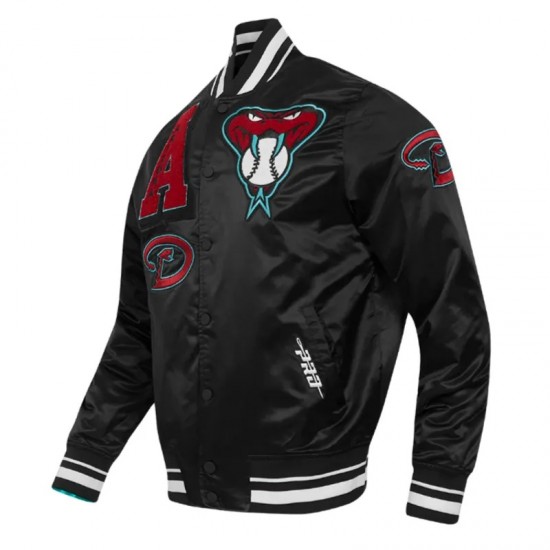 Arizona Diamondbacks Mashup Classic Rib Satin Jacket