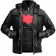 Arkham Knight Black Hooded Bat Style Vest and Jacket Arkham Knight Black Hooded Bat Style Vest and Jacket