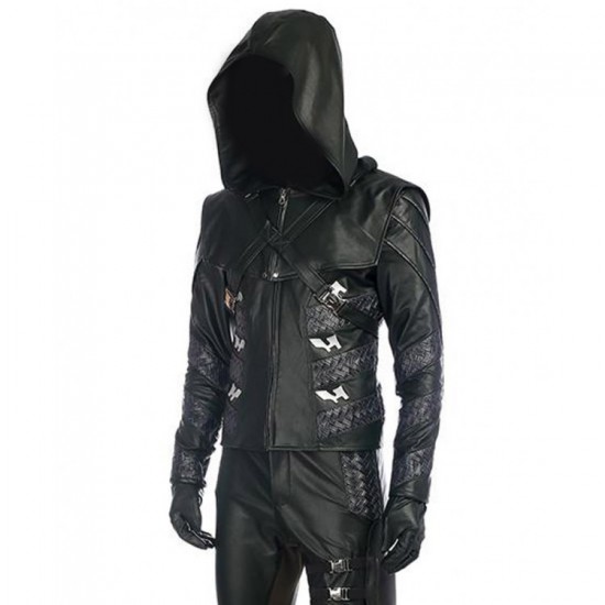 Arrow Season 5 Prometheus Jacket With Hood Arrow Season 5 Prometheus Jacket With Hood