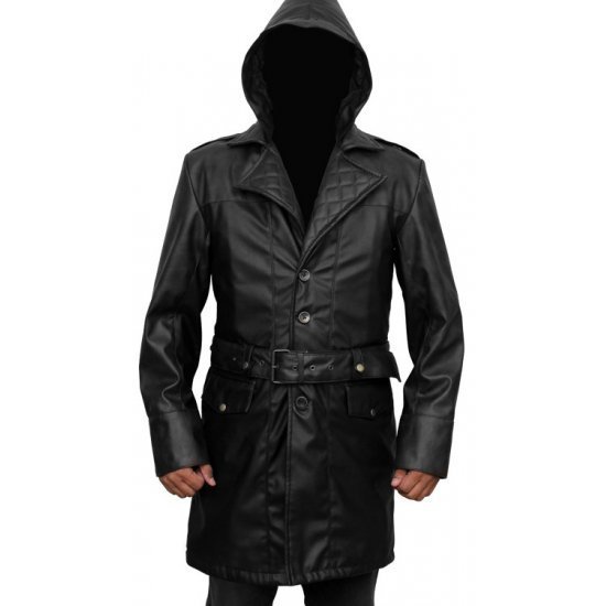 Assassin's Creed Jacob Frye’s Syndicate Leather Trench Coat Costume.