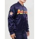 Astros Big Logo Satin Bomber Jacket Astros Big Logo Satin Bomber Jacket
