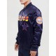 Astros Big Logo Satin Bomber Jacket Astros Big Logo Satin Bomber Jacket