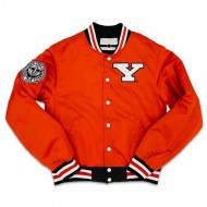 Athletic Orange Satin Jacket