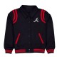 Atlanta Braves Sport Night Teddy Varsity Jacket Atlanta Braves Sport Night Teddy Varsity Jacket