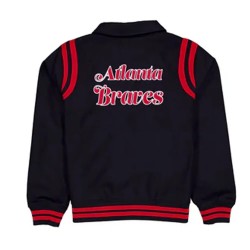 Atlanta Braves Sport Night Teddy Varsity Jacket 