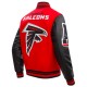 Atlanta Falcons Mashup Red & Black Varsity Jacket