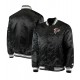 Atlanta Falcons Satin Black Starter Jacket Atlanta Falcons Satin Black Starter Jacket